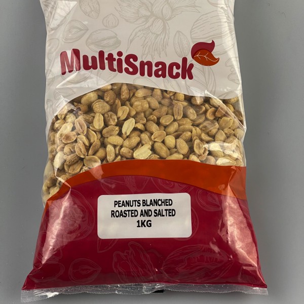 Peanuts Blanched Roasted & Salted 1KG