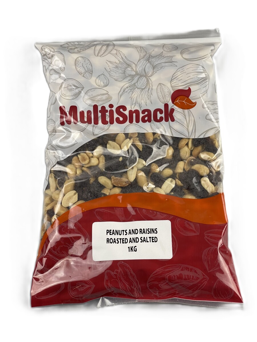 peanuts and raisins salted